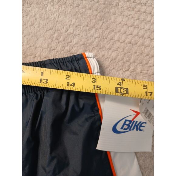 80s BIKE Coach Shorts Sz L Navy Blue New Old Stock Montgomery Wards Vntg Nylon - Picture 9 of 16